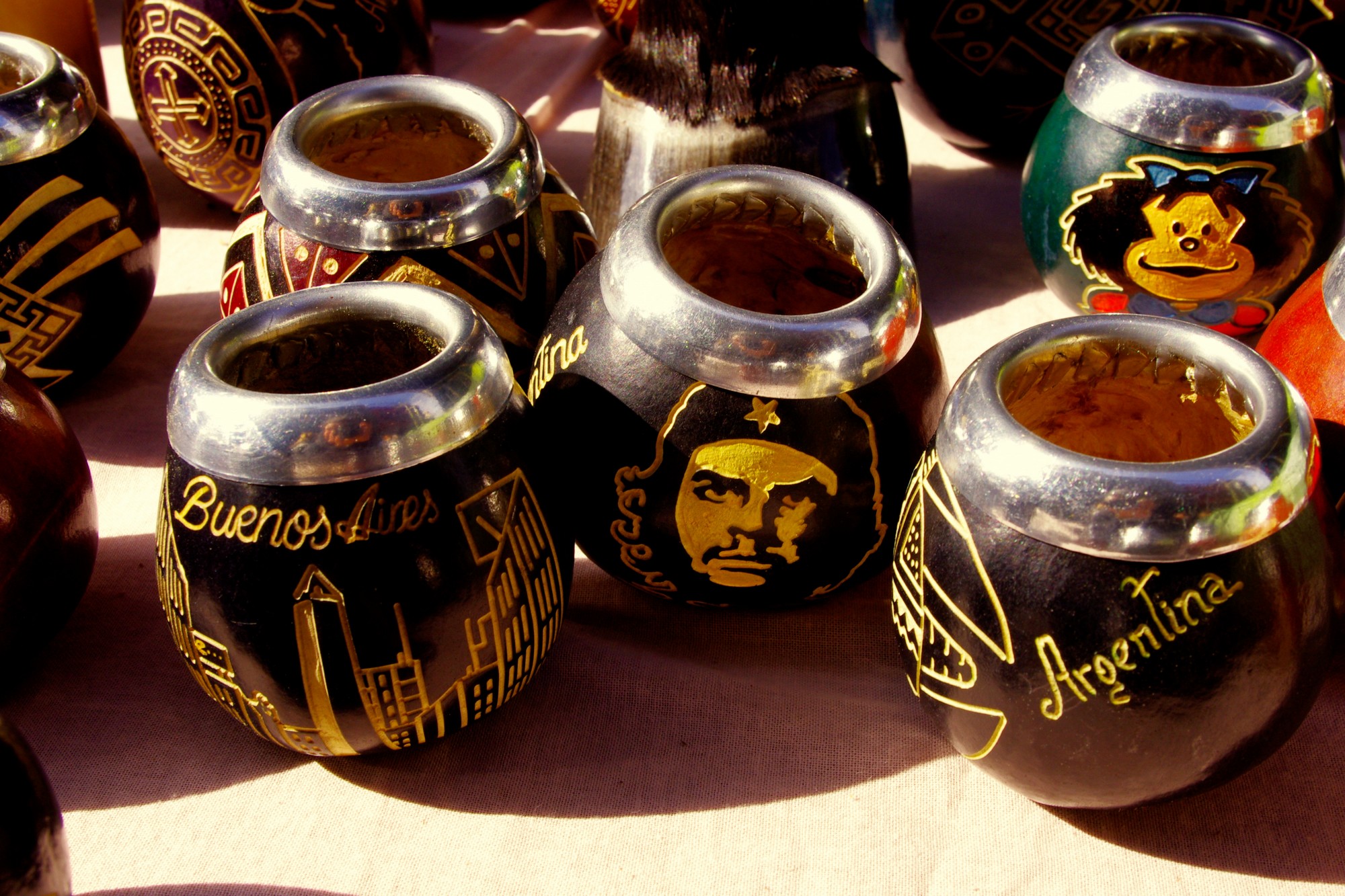 Calebasses de mate