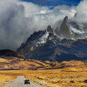 Route vers le Mont Fitz Roy, location voiture argentine