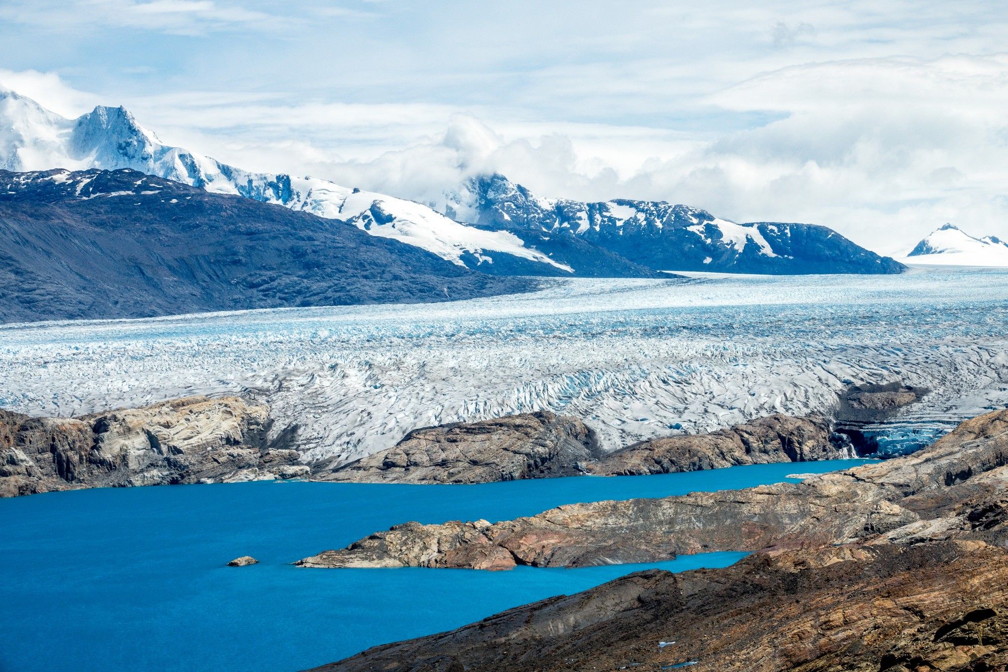 Panorama sur les glaciers, Argentine