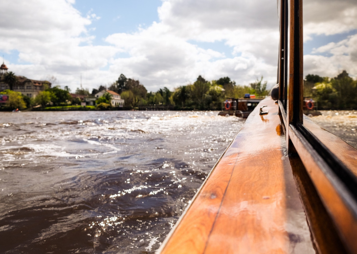 Bateau taxi, delta du Tigre, Argentine