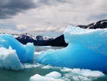 Icebergs sur le Lago Argentino, Argentine
